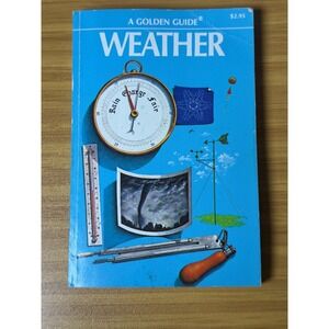 A Golden Guide Weather Science Book Tornado Thermometer Barometer